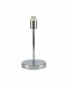 Cedar Round Base Small Table Lamp Without Shade, Inline Switch, 1 Light E14 Antique Brass