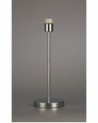 Cedar Round Base Medium Table Lamp Without Shade, Inline Switch, 1 Light E27 Polished Chrome