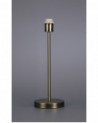 Cedar Round Base Medium Table Lamp Without Shade, Inline Switch, 1 Light E27 Antique Brass