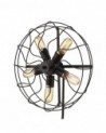Claudia Table Lamp 5 Light E27 Black