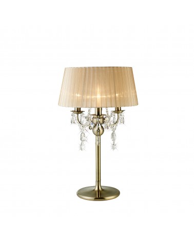Olivia Table Lamp With Soft Bronze, How To Make A Table Lamp Uk