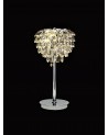 Coniston Table Lamp, 2 Light E14, Polished Chrome/Crystal