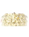 Coniston Table Lamp, 2 Light E14, French Gold/Crystal