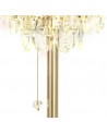 Coniston Table Lamp, 2 Light E14, French Gold/Crystal