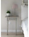 Cedar Round Base Medium Table Lamp Without Shade, Inline Switch, 1 Light E27 Polished Chrome