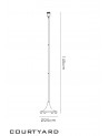 Crowne Round Curved Base Floor Lamp Without Shade, Inline Switch, 1 Light E27 Satin Nickel