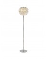 Coniston Floor Lamp, 3 Light E14, Polished Chrome/Crystal
