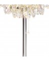 Coniston Floor Lamp, 3 Light E14, Polished Chrome/Crystal