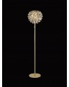 Coniston Floor Lamp, 3 Light E14, French Gold/Crystal