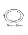 Techtouch 2061220010 Intego Recessed Supervision Round 6’’ 12W Natural White 4000K, 1000lm, White Frame, Inc. Driver