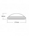 Techtouch 2085020010 Surf IP54 Ecovision Round LED 12W Natural White 4000K, 960lm, Inc. Driver