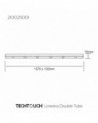 Techtouch 210025001 Linesta LED IP65 1.5M (Double Tube)