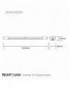 Techtouch 2109220010 Linesta Y2 LED IP65 Supervision 1.2m 230 36W Natural White 4000K, 3200lm, Inc. Driver