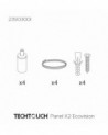 Techtouch 235104001 X2 LED Panel Accessory Kit 4 "L" Type