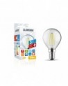 Value Classic LED Ball E14 Dimmable 4W 3000K Warm White, 470lm, Clear Finish