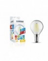 Value Classic LED Ball E14 Dimmable 4W 6000K Cool White, 470lm, Clear Finish