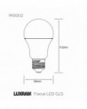 Duo-pack GLS E27 9W 800lm 3000K Warm White Linear Driver