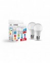 Duo-pack GLS E27 9W 800lm 4000K Natural White Linear Driver