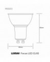 Duo-pack GU10 5W 400lm 4000K Natural White Linear Driver
