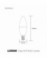 Bulb RGB+CCT Candle E14 5W 350lm