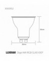 Bulb RGB+CCT GU10 5W 300lm