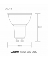 CCT LED GU10 5W Switchable White 2700K/4000K/6400K 400lm 3yrs Warranty (3LT513C)