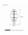 LED Type B E27 Dimmable 4W 2100K 120lm