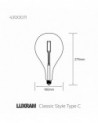 LED Type C E27 Dimmable 4W 2100K 120lm