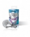 Kaleido LED Ball E14 Dimmable 3.5W Warm White 3000K, 250lm, Chrome Finish,