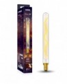 Classic Deco LED 280mm Tubular E14 Dimmable 6W 2700K Warm White, 500lm, Clear Glass,