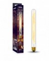 Classic Deco LED 280mm Tubular E27 Dimmable 6W 4000K Natural White, 500lm, Clear Glass,