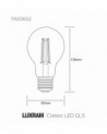 LED GLS E27 6.5W 4000K 806lm
