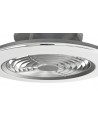 Alisio 70W LED Dimmable Ceiling Light With Built-In 35W DC Reversible Fan, Chrome/Grey Finish
