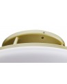 Alisio 70W LED Dimmable Ceiling Light With Built-In 35W DC Reversible Fan, Matt Burnished Gold/White Finish