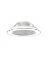 Samoa 70W LED Dimmable Ceiling Light With Built-In 35W DC Reversible Fan, White Finish