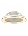 Samoa 70W LED Dimmable Ceiling Light With Built-In 35W DC Reversible Fan, White Finish