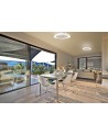 Samoa 70W LED Dimmable Ceiling Light With Built-In 35W DC Reversible Fan, White Finish