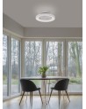 Tibet Mini 70W LED Dimmable Ceiling Light With Built-In 35W DC Wood Effect/White