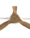 Nepal 75W LED Dimmable Ceiling Light With Built-In 35W DC Reversible Fan, White/Wood