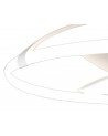 Nepal 75W LED Dimmable Ceiling Light With Built-In 35W DC Reversible Fan, White Finish