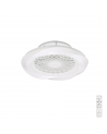 Boreal 70W LED Dimmable Ceiling Light With Built-In 35W DC Reversible Fan, White Finish