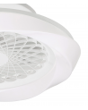 Boreal 70W LED Dimmable Ceiling Light With Built-In 35W DC Reversible Fan, White Finish