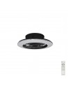 Alisio Mini 70W LED Dimmable Ceiling Light With Built-In 30W DC Reversible Fan, Black Finish