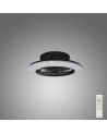 Alisio Mini 70W LED Dimmable Ceiling Light With Built-In 30W DC Reversible Fan, Black Finish