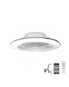 Alisio XL 95W LED Dimmable Ceiling Light & 58W DC Reversible Fan, White Finish