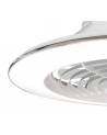 Alisio XL 95W LED Dimmable Ceiling Light & 58W DC Reversible Fan, White Finish
