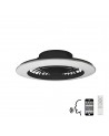 Alisio XL 95W LED Dimmable Ceiling Light & 58W DC Reversible Fan, Black Finish
