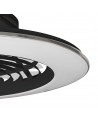 Alisio XL 95W LED Dimmable Ceiling Light & 58W DC Reversible Fan, Black Finish