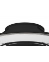 Alisio XL 95W LED Dimmable Ceiling Light & 58W DC Reversible Fan, Black Finish