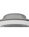 Alisio XL 95W LED Dimmable Ceiling Light & 58W DC Reversible Fan, Silver Finish